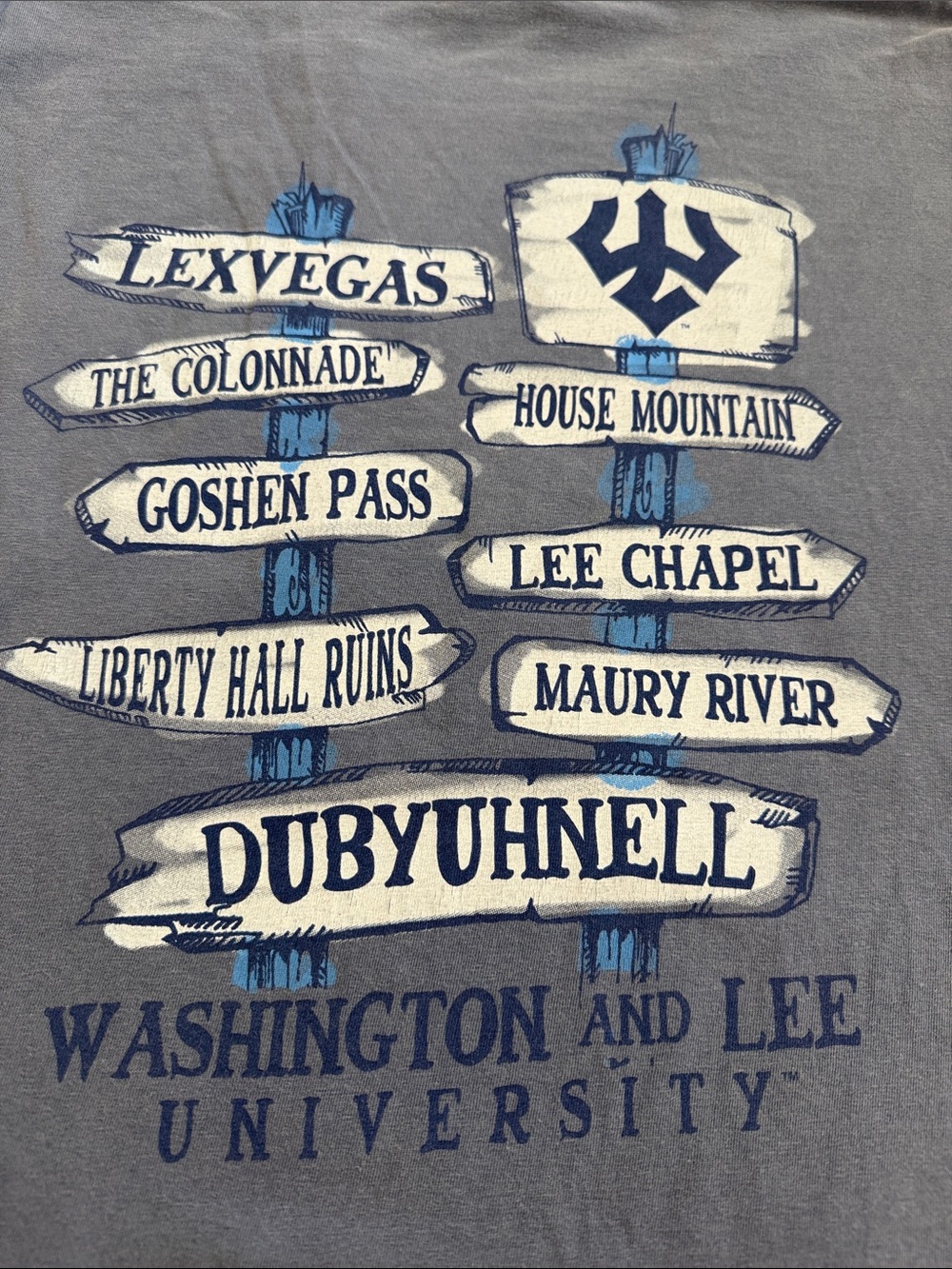 W&L Blue Graphic Tee